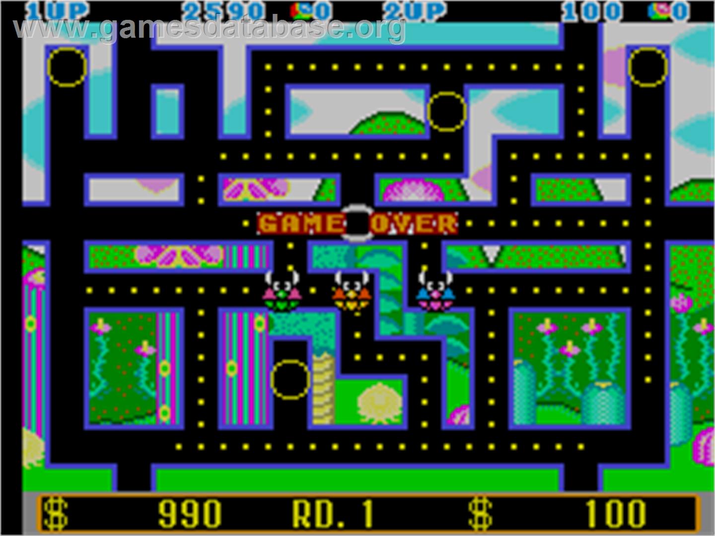 Opa Opa - Arcade - Artwork - Game Over Screen