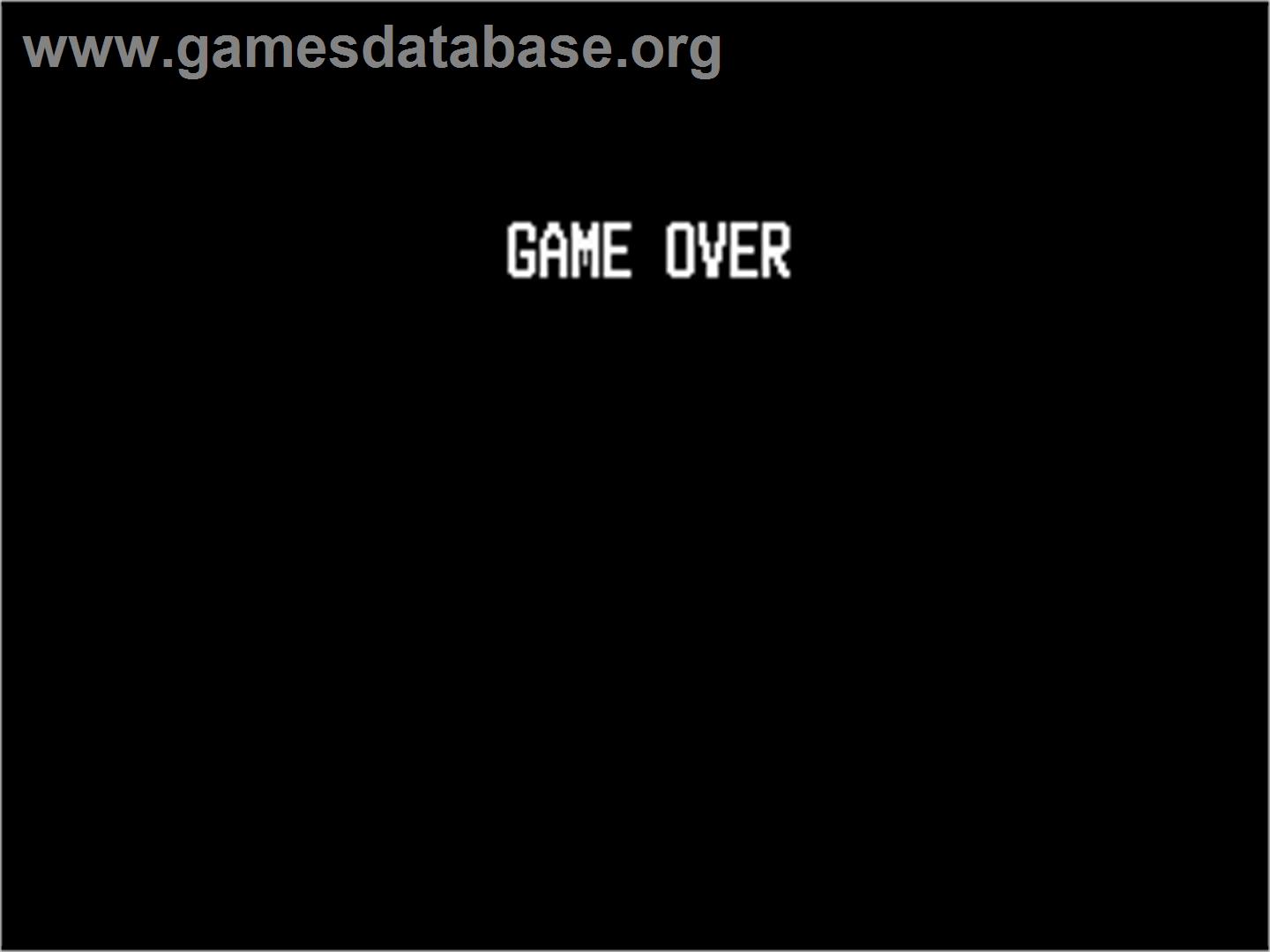 Operation Thunderbolt - Arcade - Artwork - Game Over Screen