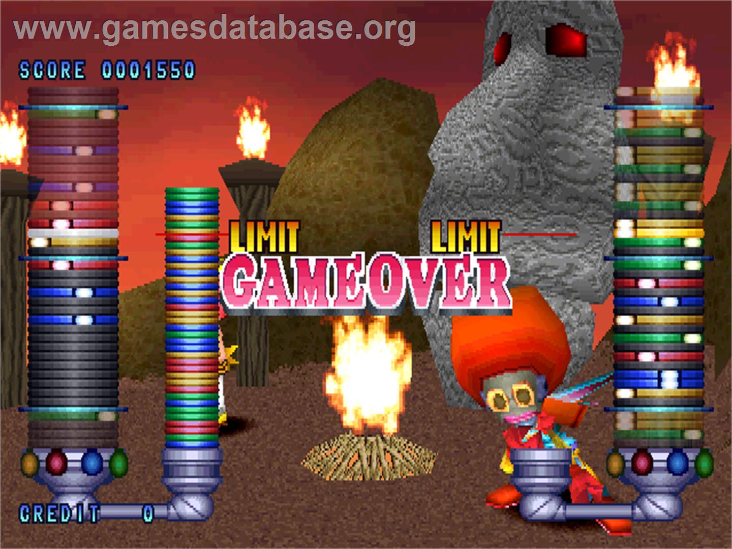 Paca Paca Passion Special - Arcade - Artwork - Game Over Screen