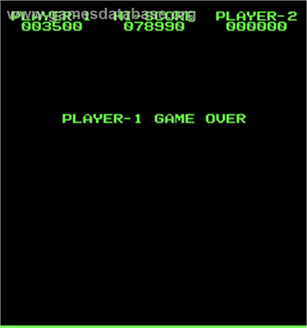 Pro Baseball Skill Tryout - Arcade - Artwork - Game Over Screen