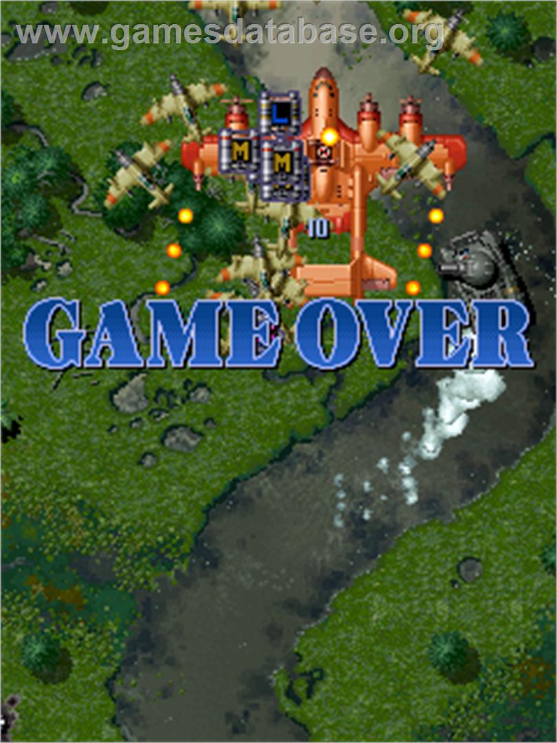 Raiden Fighters 2 - 2000 - Arcade - Artwork - Game Over Screen