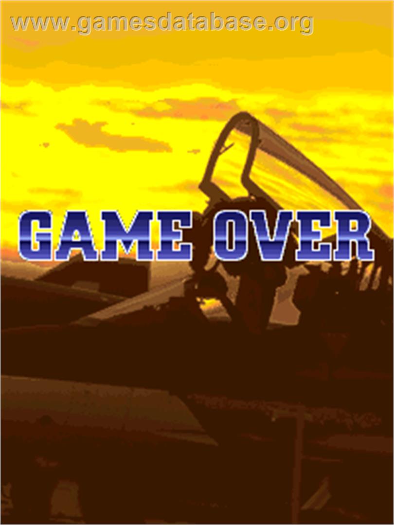 Raiden Fighters Jet - Arcade - Artwork - Game Over Screen