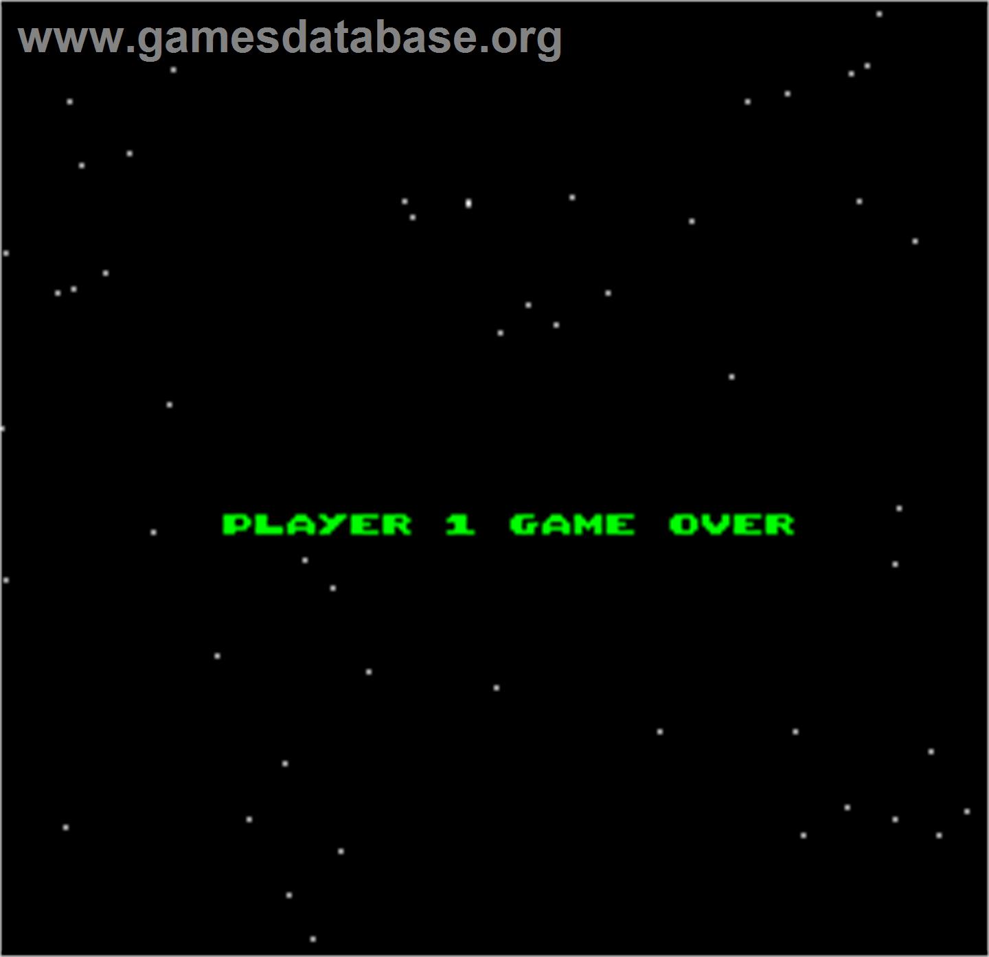 Raiders - Arcade - Artwork - Game Over Screen