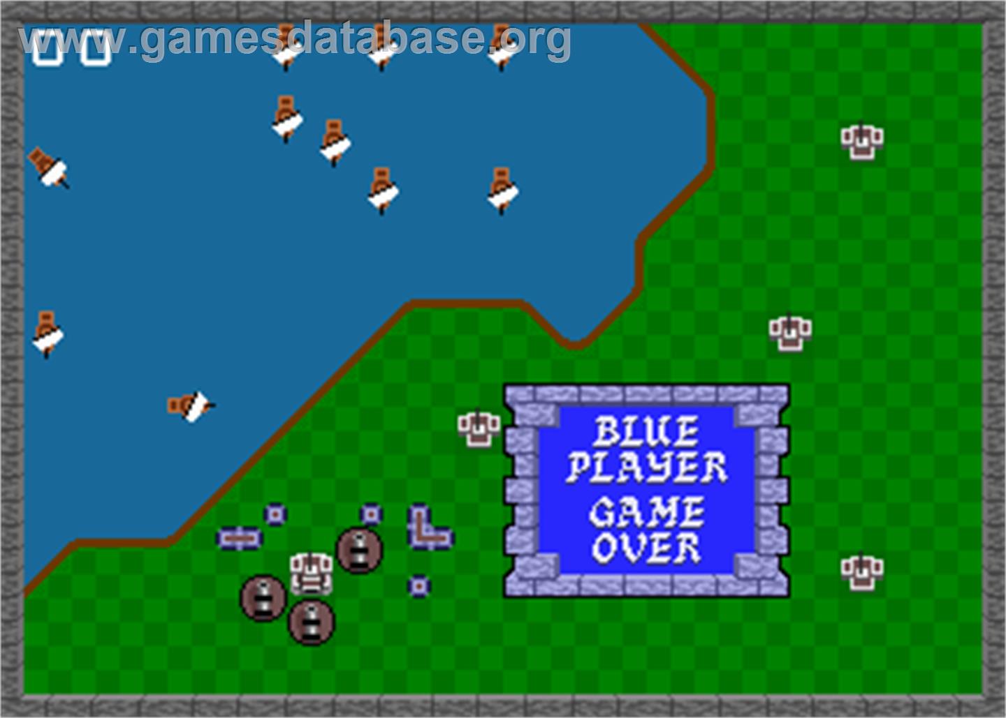 Rampart - Arcade - Artwork - Game Over Screen