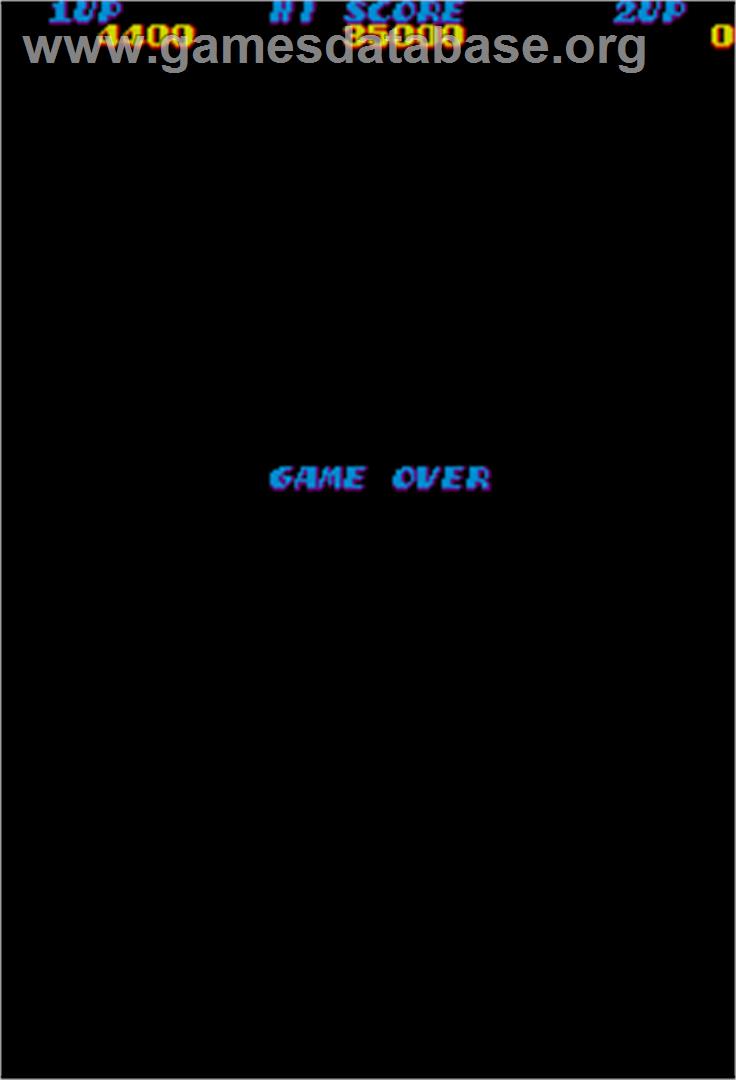 Rush & Crash - Arcade - Artwork - Game Over Screen
