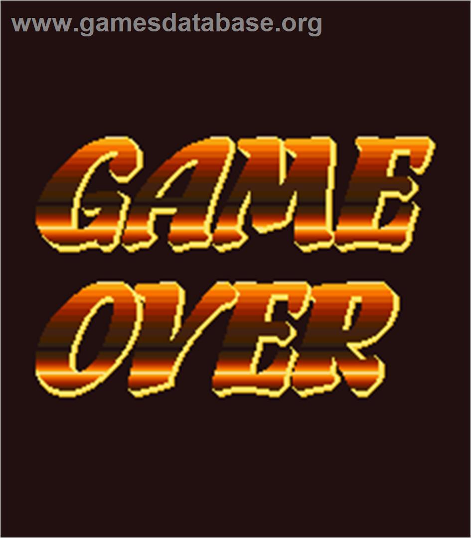 S.S. Mission - Arcade - Artwork - Game Over Screen