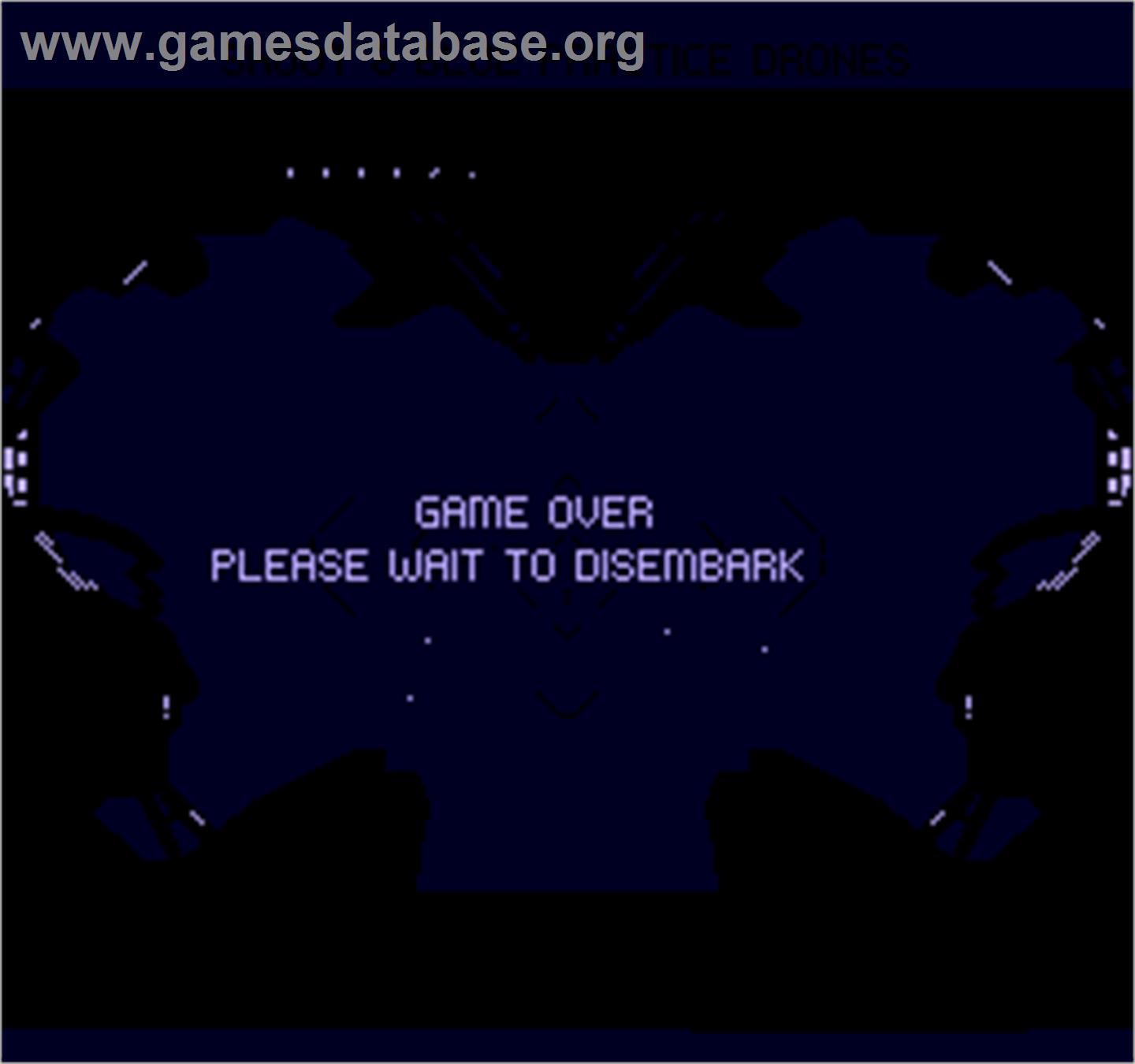 Shrike Avenger - Arcade - Artwork - Game Over Screen