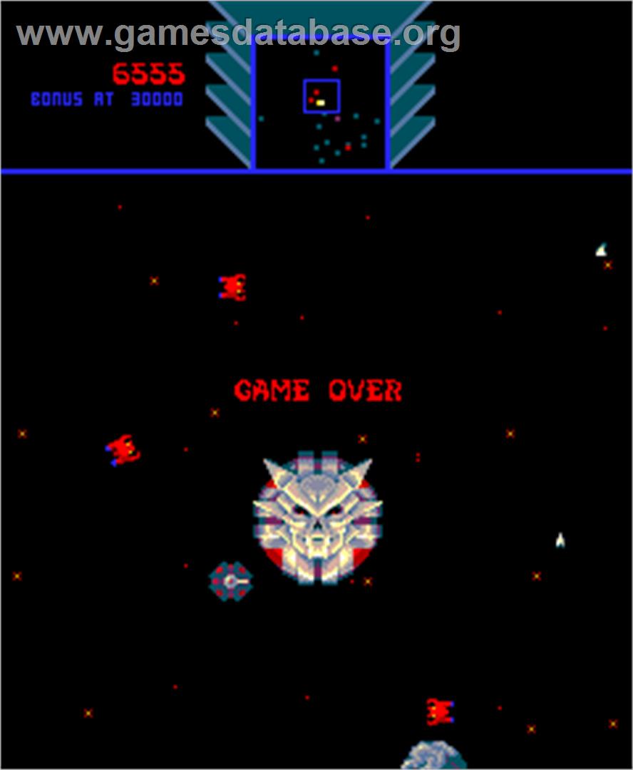 Sinistar - Arcade - Artwork - Game Over Screen