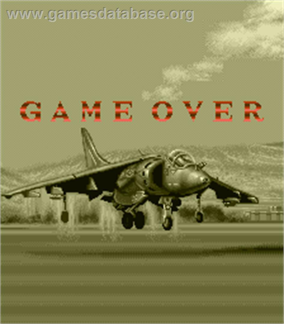 Sky Smasher - Arcade - Artwork - Game Over Screen