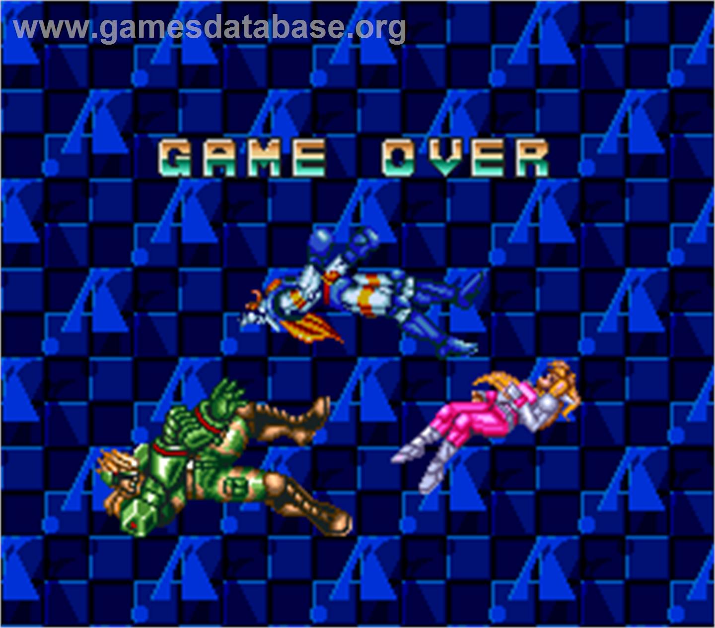 Sonic Blast Man 2 Special Turbo - Arcade - Artwork - Game Over Screen