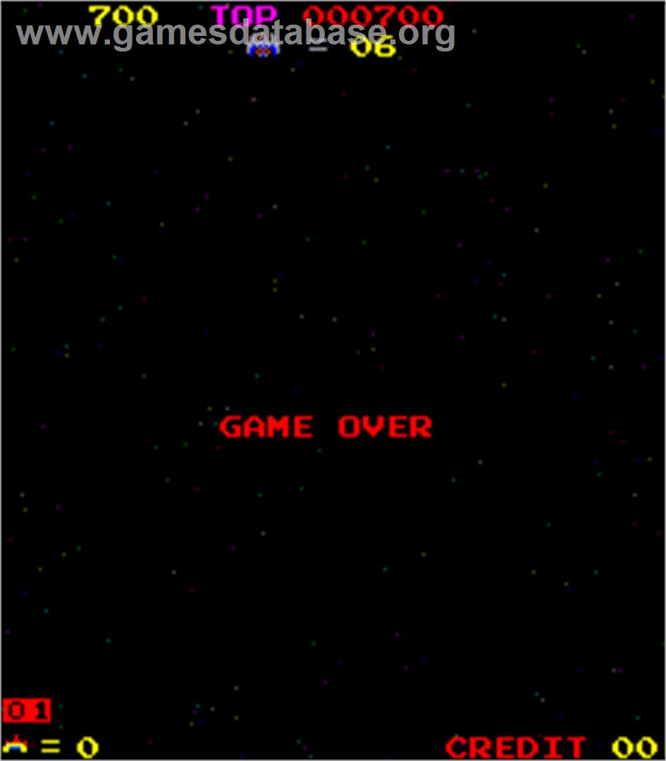 Space Demon - Arcade - Artwork - Game Over Screen