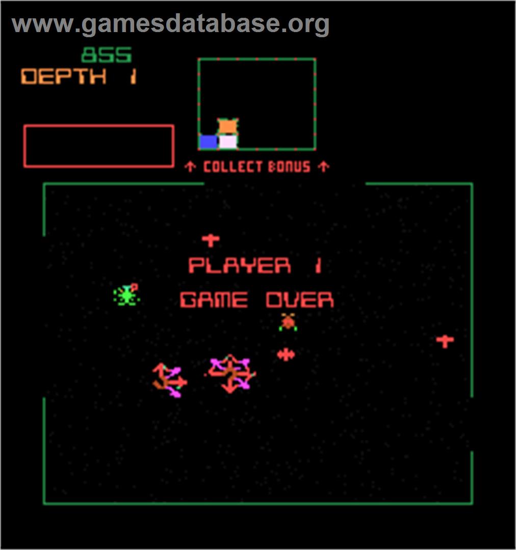 Space Dungeon - Arcade - Artwork - Game Over Screen