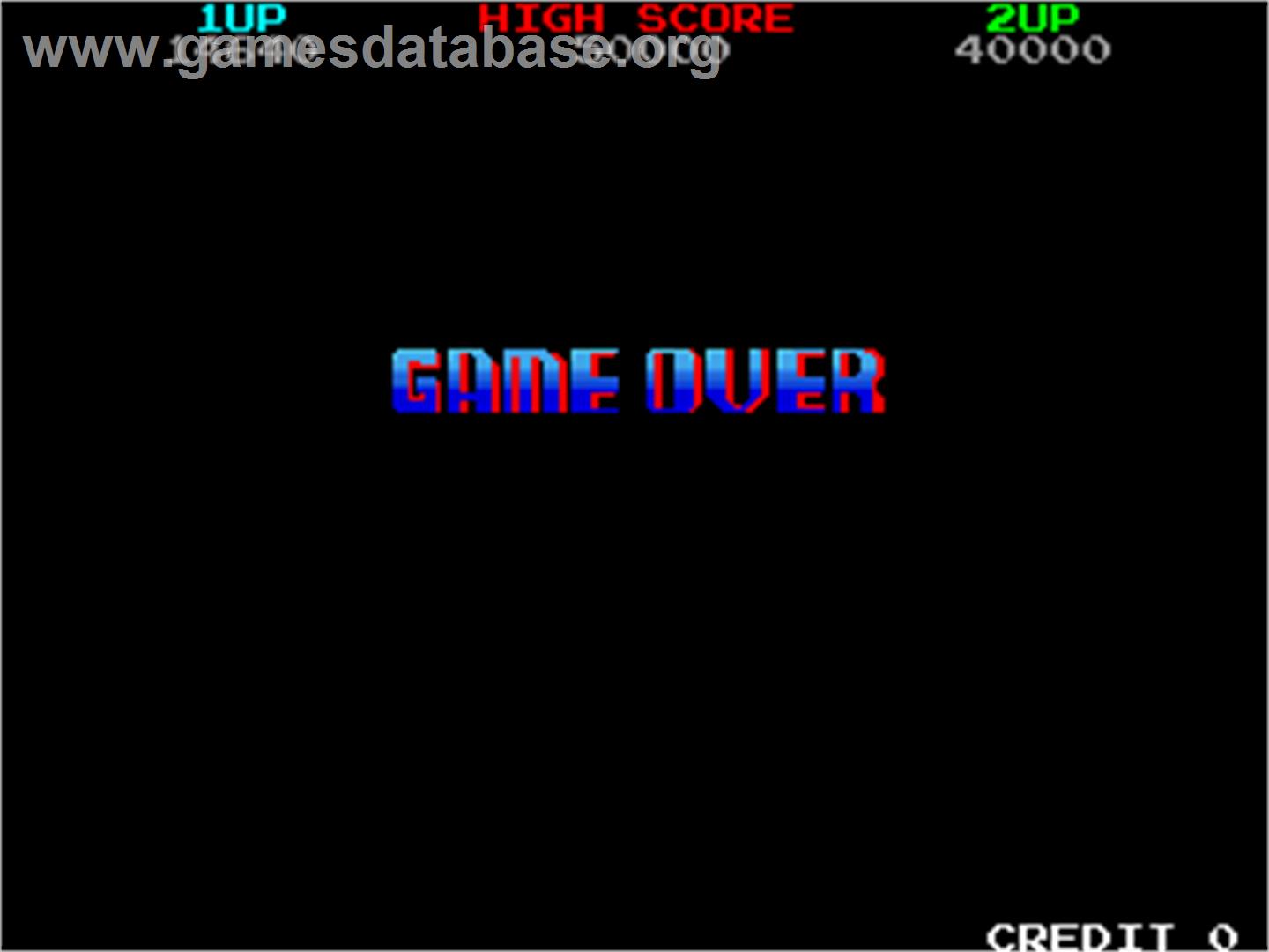 Space Gun - Arcade - Artwork - Game Over Screen
