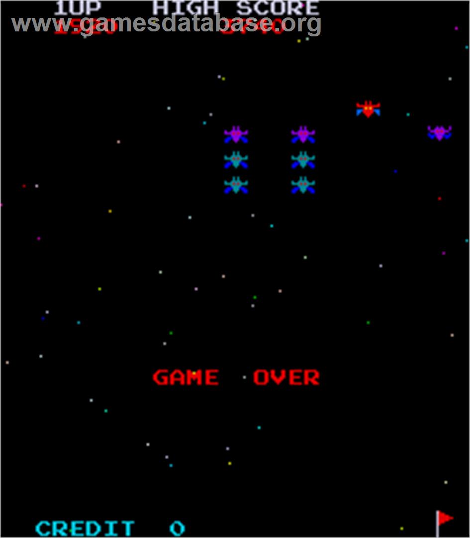 Space Invaders Galactica - Arcade - Artwork - Game Over Screen