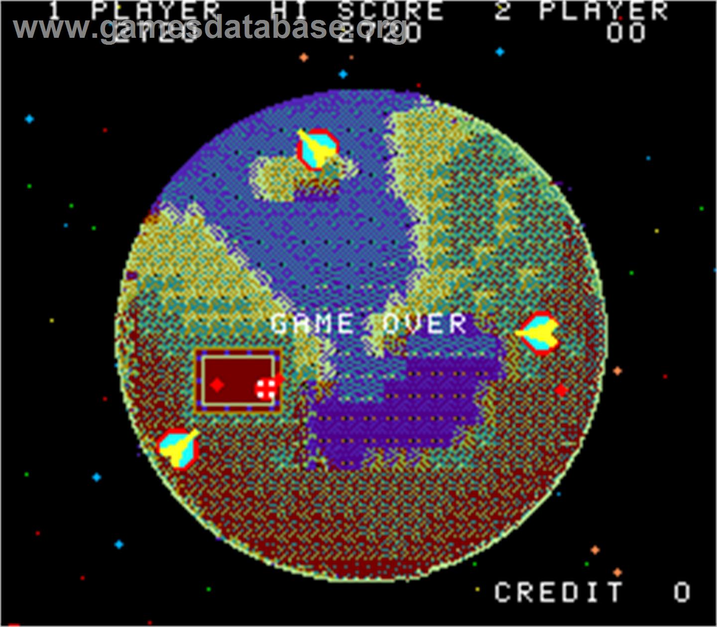 Space Seeker - Arcade - Artwork - Game Over Screen