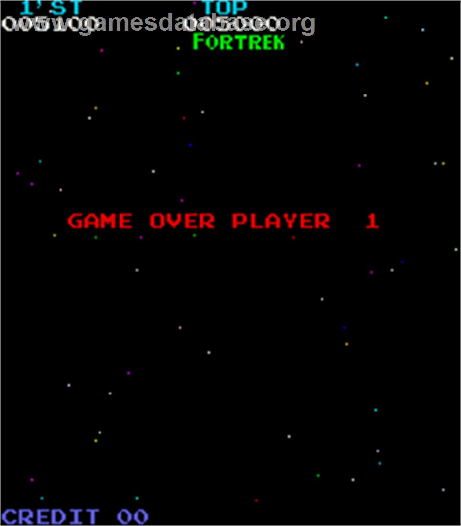 Space Thunderbird - Arcade - Artwork - Game Over Screen