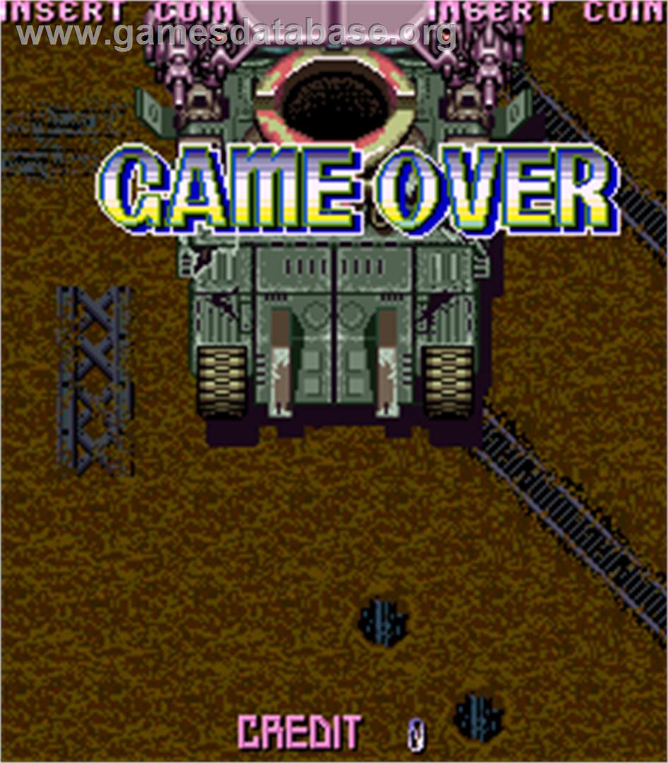Stagger I - Arcade - Artwork - Game Over Screen