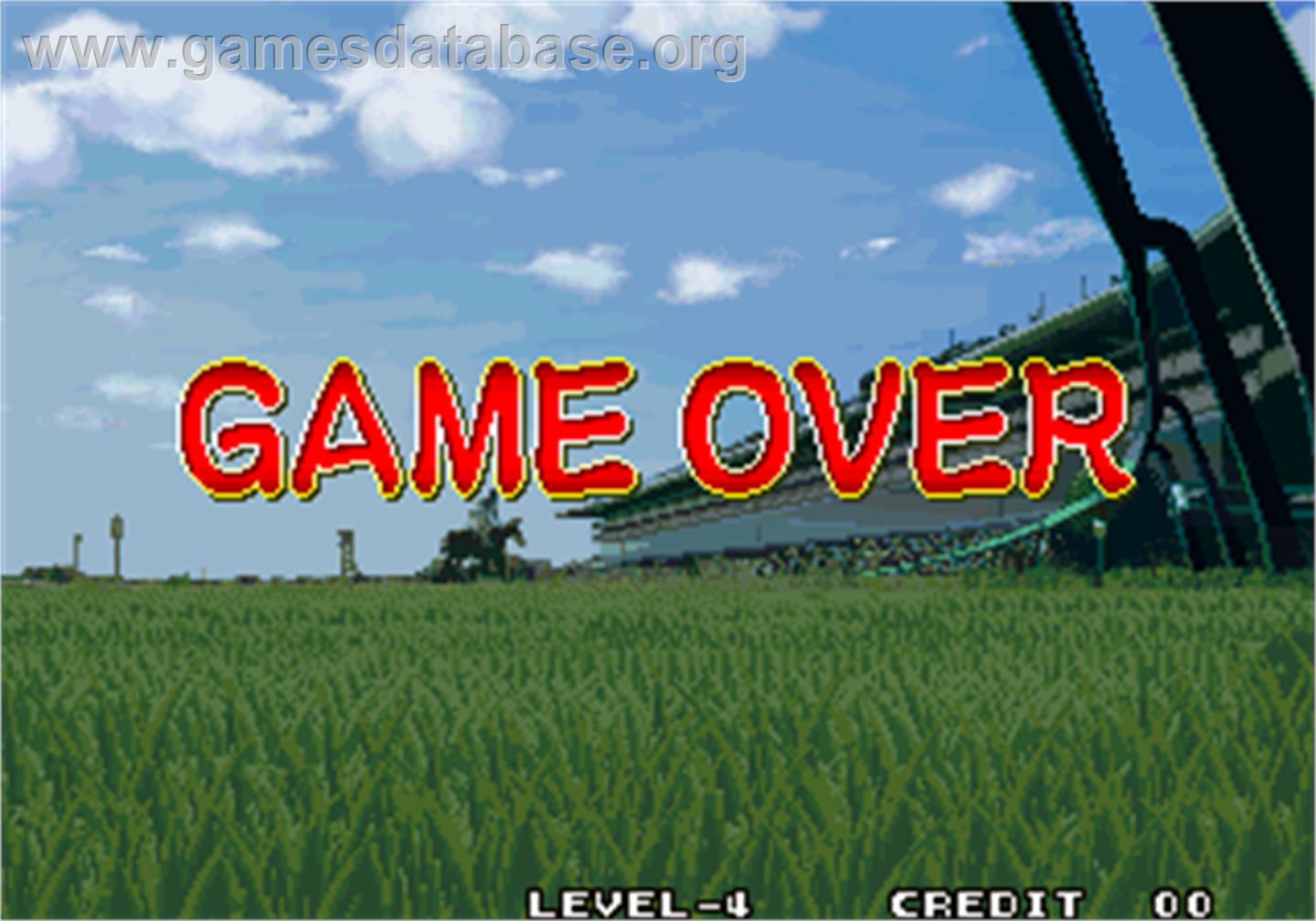 Stakes Winner 2 - Arcade - Artwork - Game Over Screen