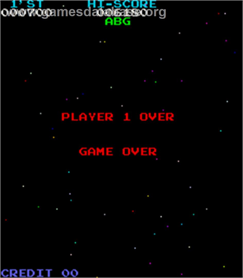 Steraranger - Arcade - Artwork - Game Over Screen