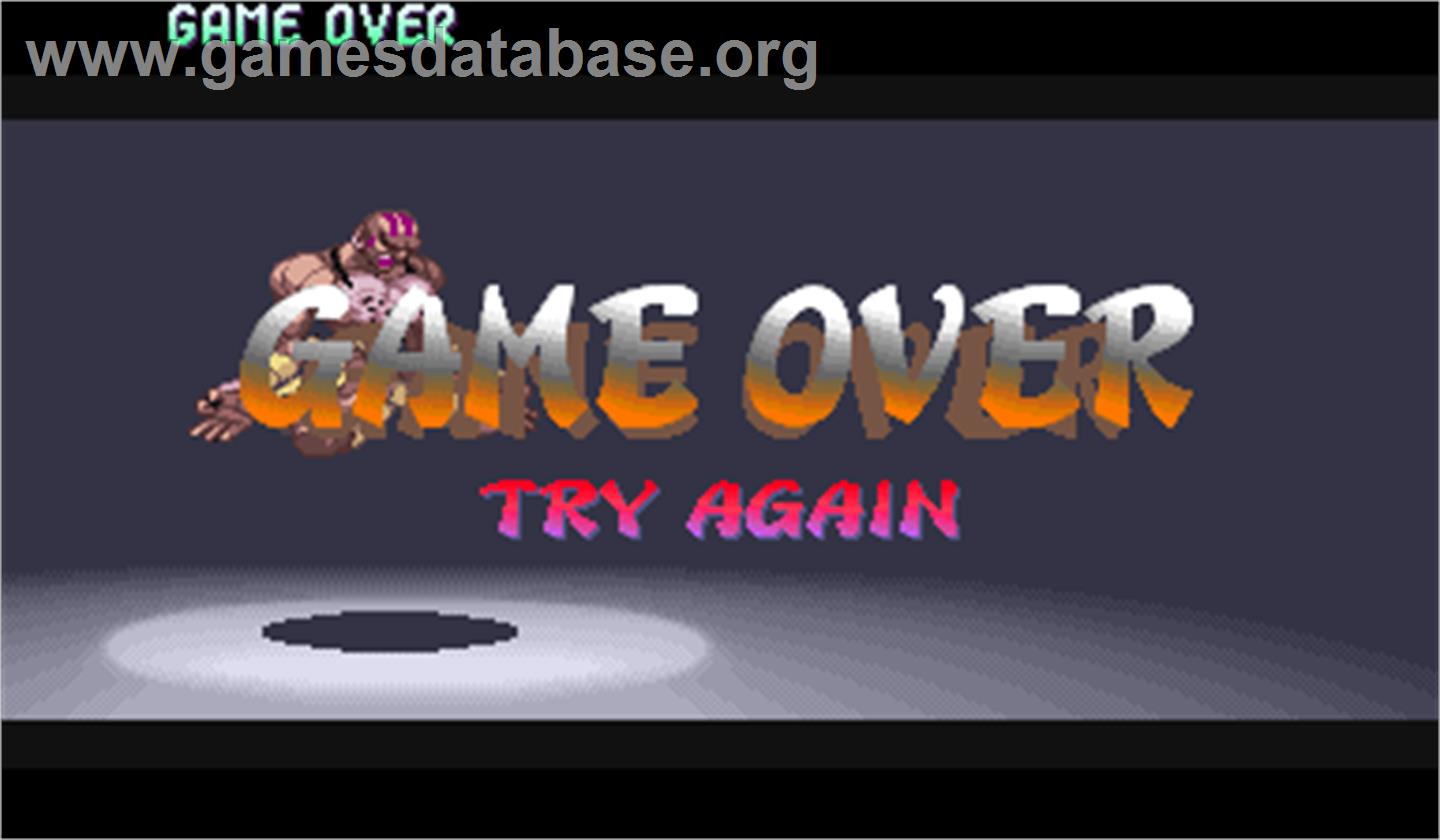 Street Fighter Alpha 2 - Arcade - Artwork - Game Over Screen