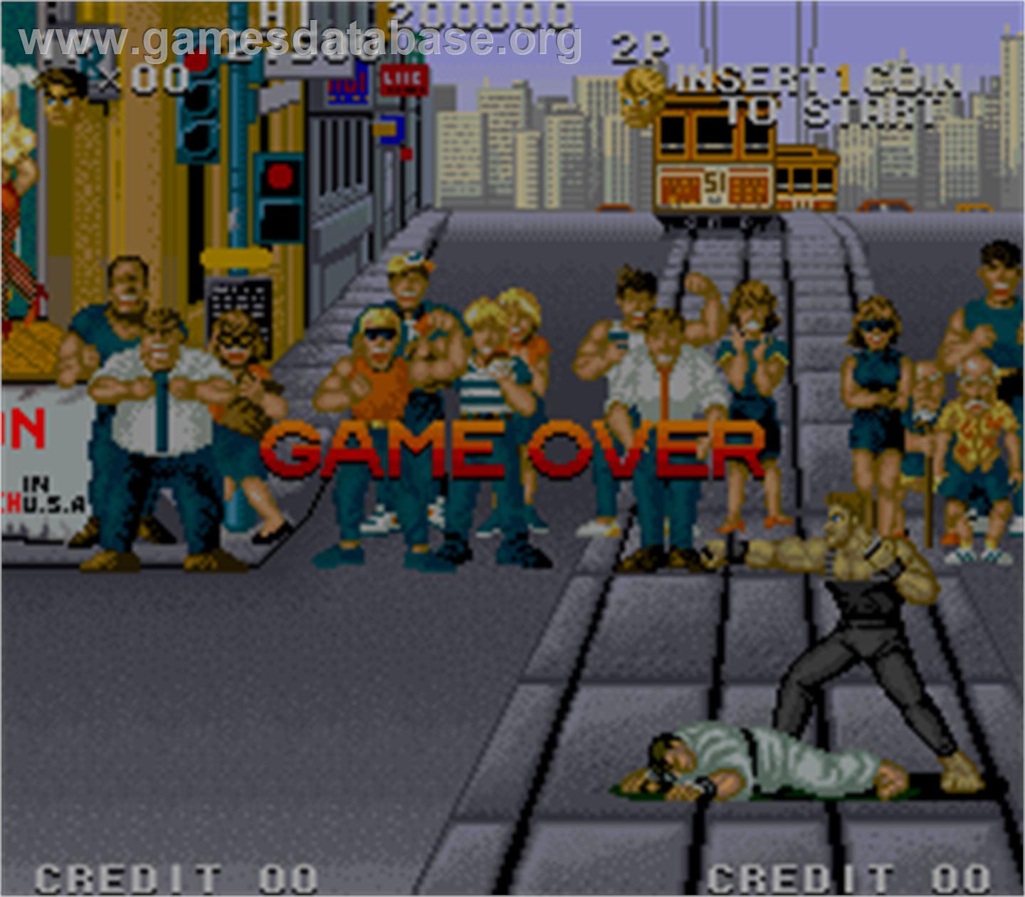 Street Smart - Arcade - Artwork - Game Over Screen