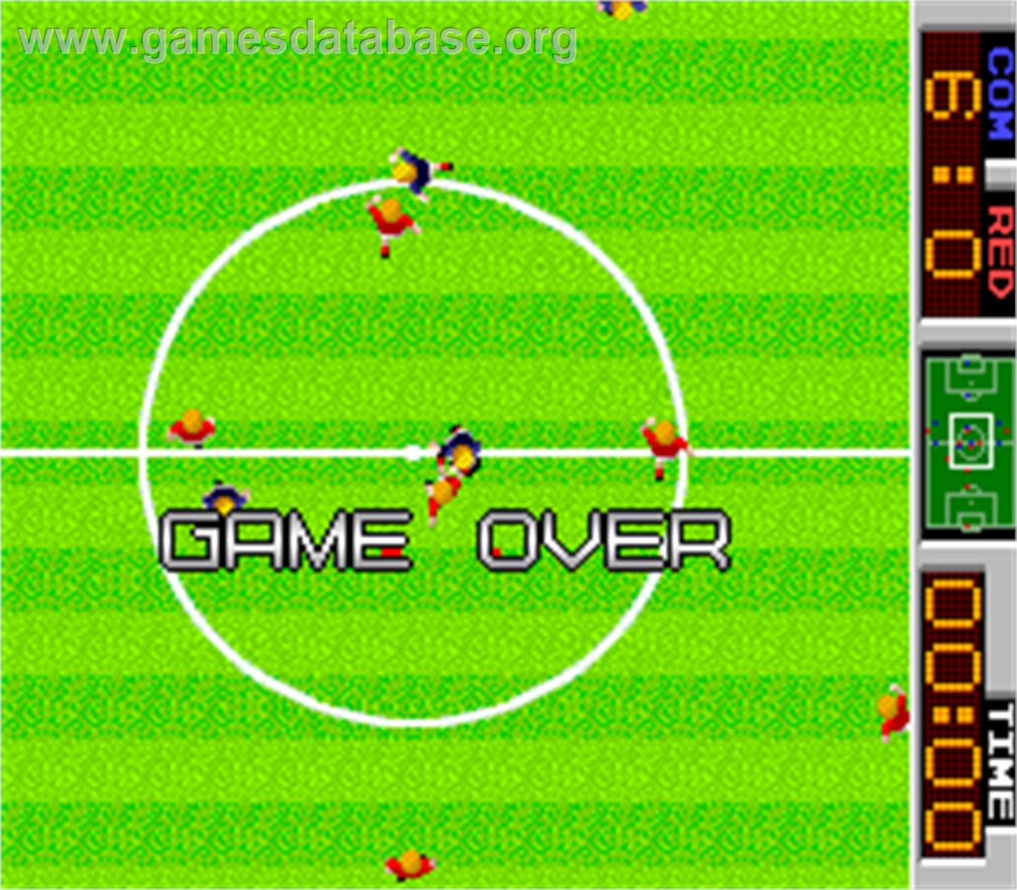 Tehkan World Cup - Arcade - Artwork - Game Over Screen