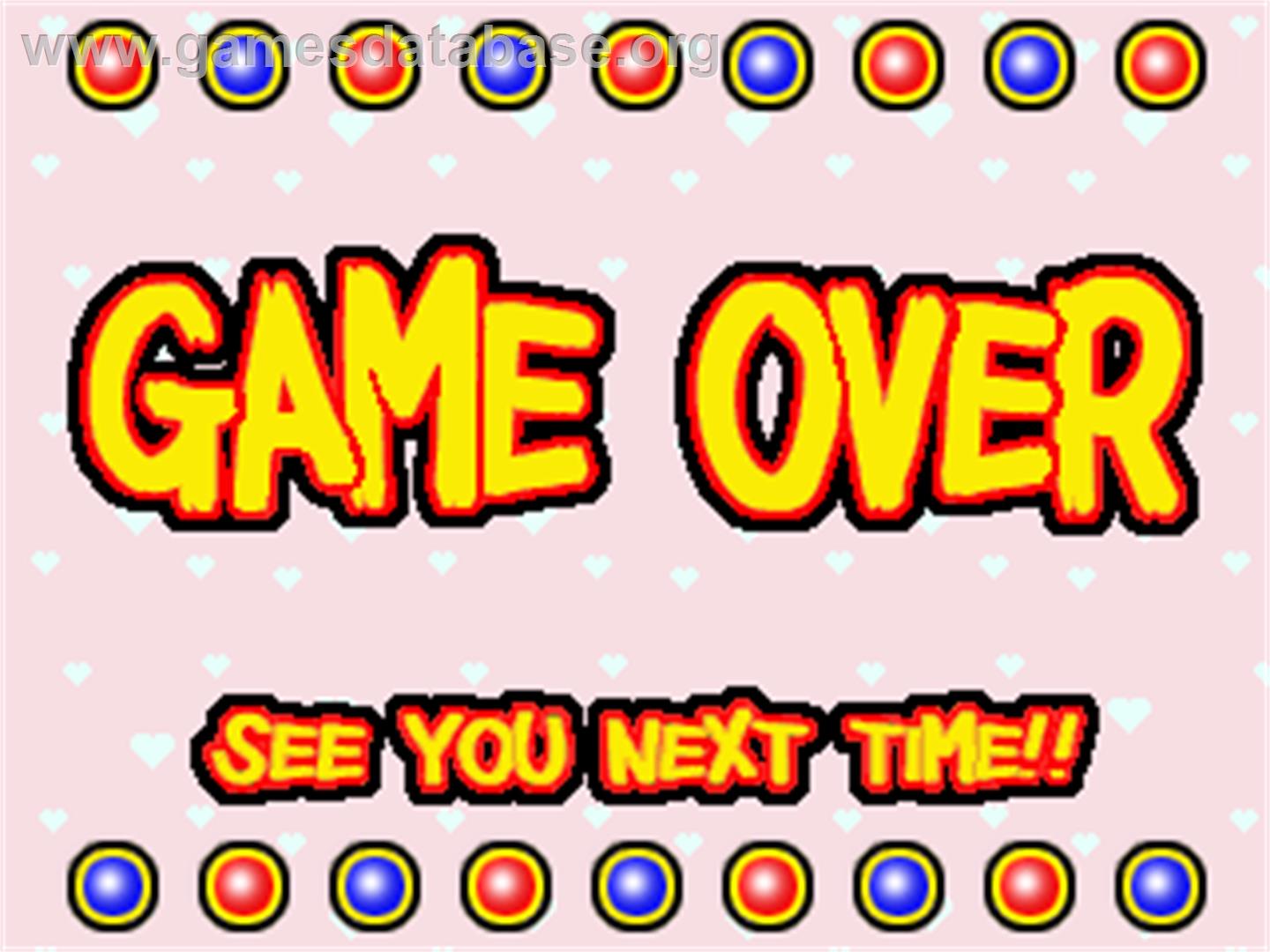 Tetris Fighters - Arcade - Artwork - Game Over Screen