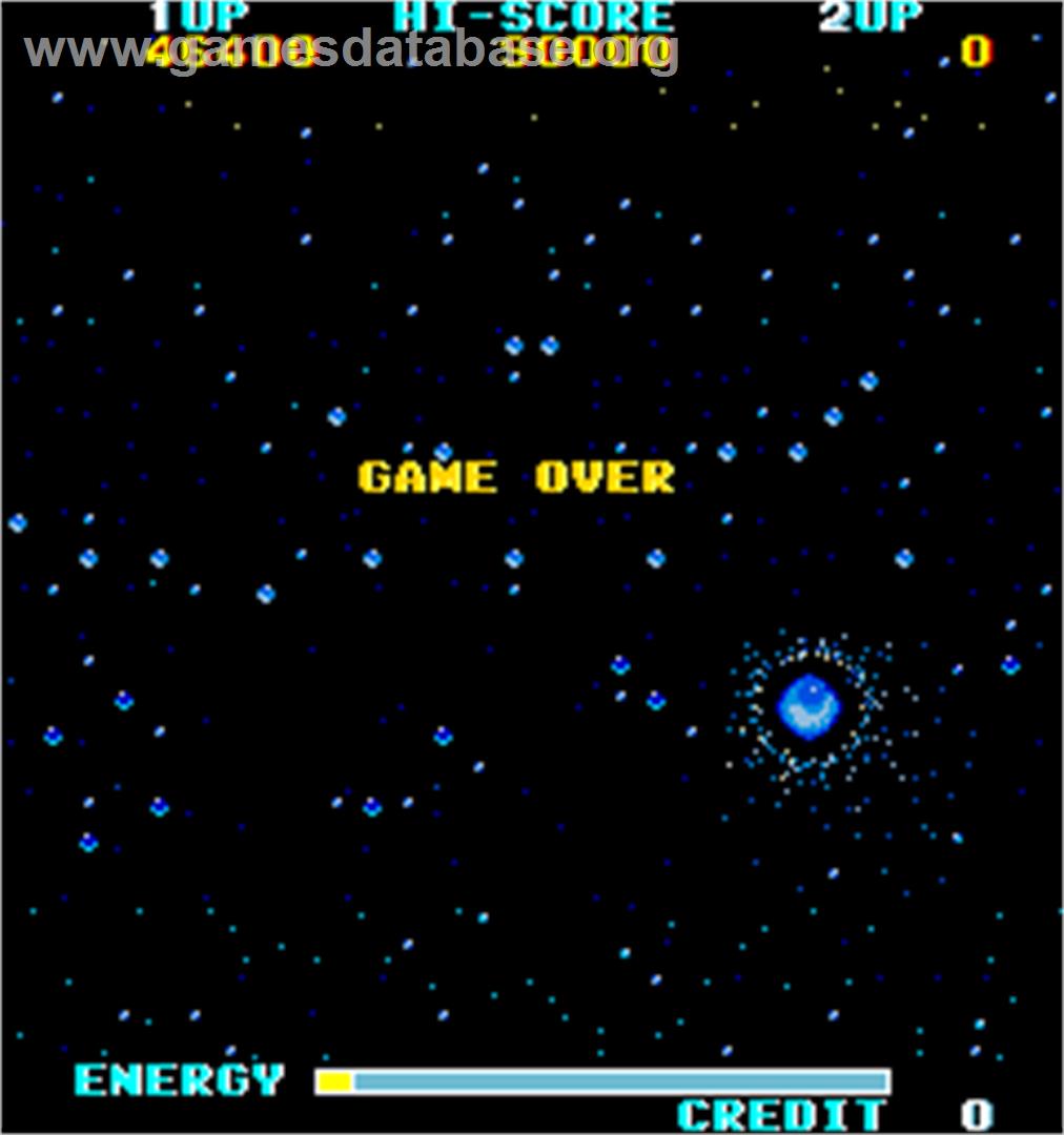 The Alphax Z - Arcade - Artwork - Game Over Screen