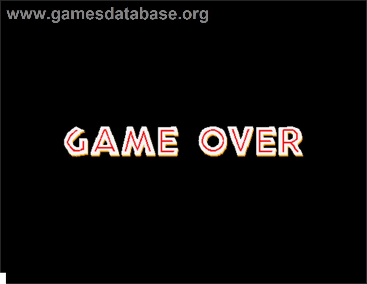 The Lost World - Arcade - Artwork - Game Over Screen