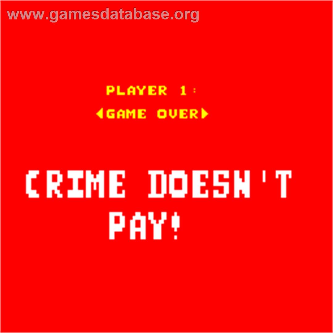Thief - Arcade - Artwork - Game Over Screen