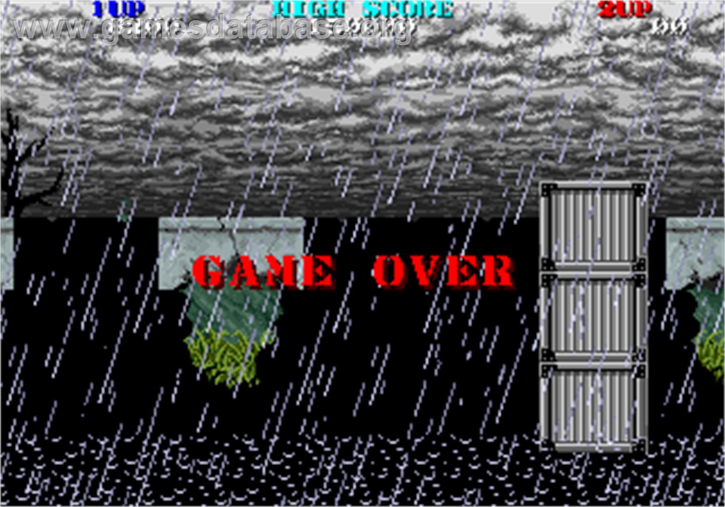 Thunder Fox - Arcade - Artwork - Game Over Screen