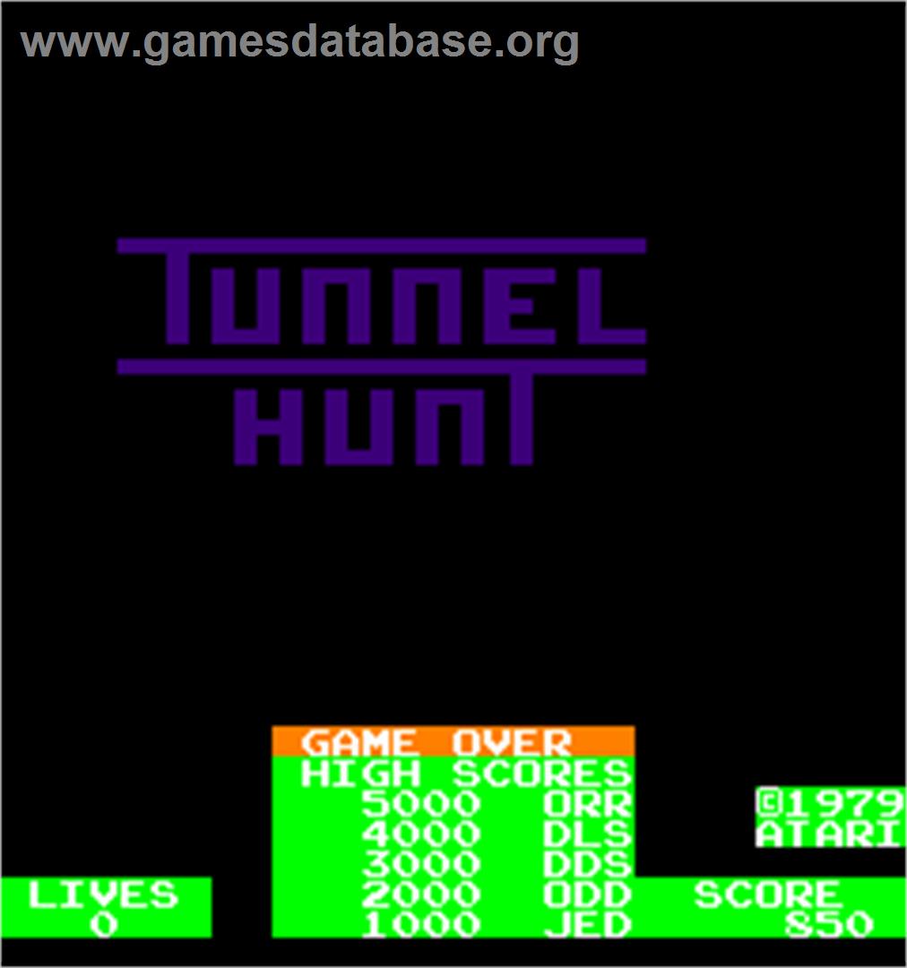 Tunnel Hunt - Arcade - Artwork - Game Over Screen