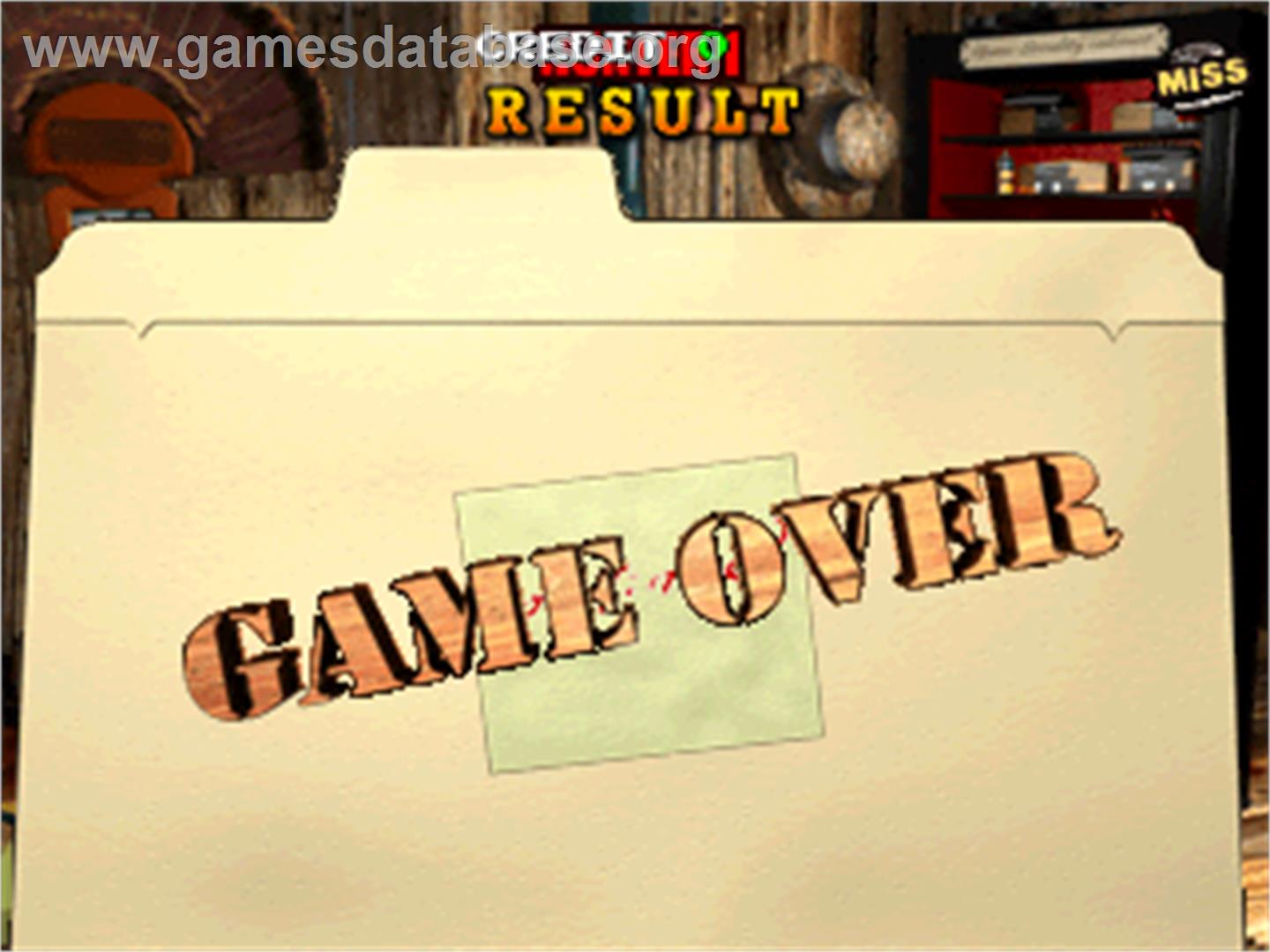 Turkey Hunting USA V1.0 - Arcade - Artwork - Game Over Screen