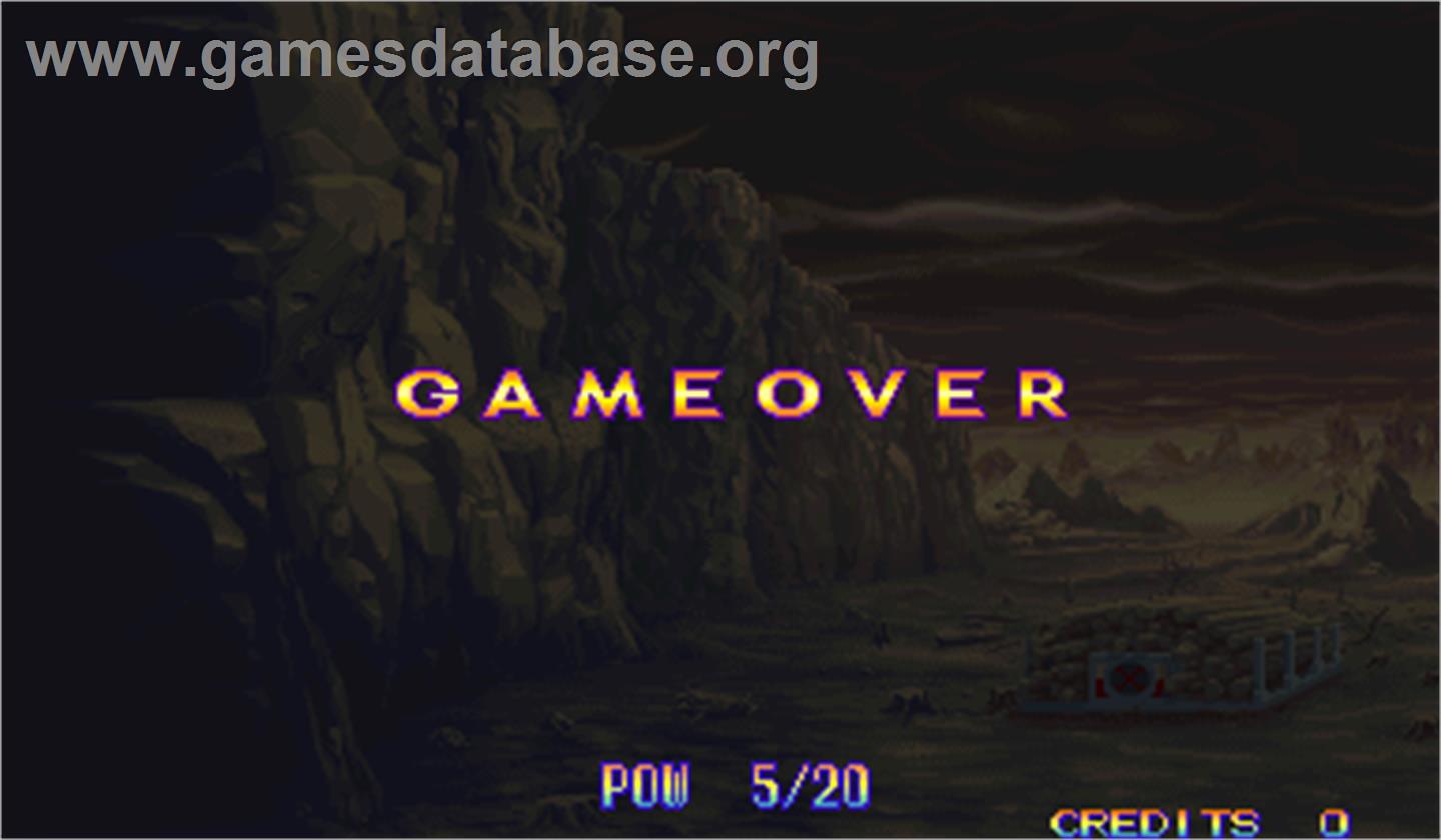 Ultimate Ecology - Arcade - Artwork - Game Over Screen
