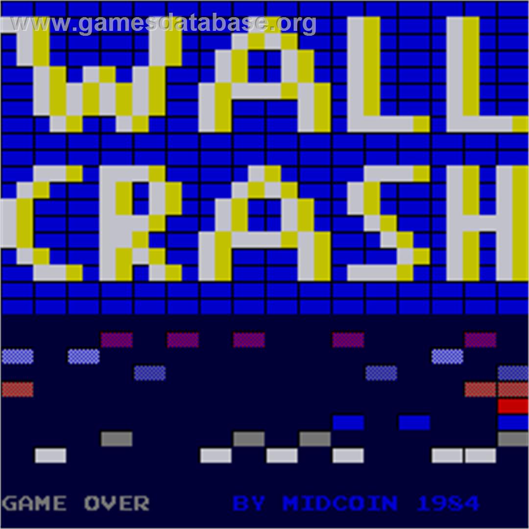 Wall Crash - Arcade - Artwork - Game Over Screen