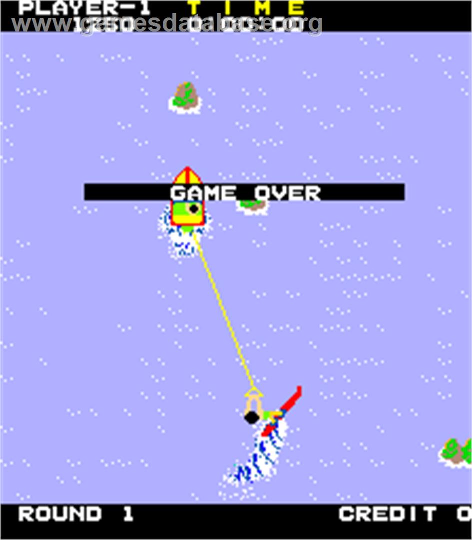 Water Ski - Arcade - Artwork - Game Over Screen