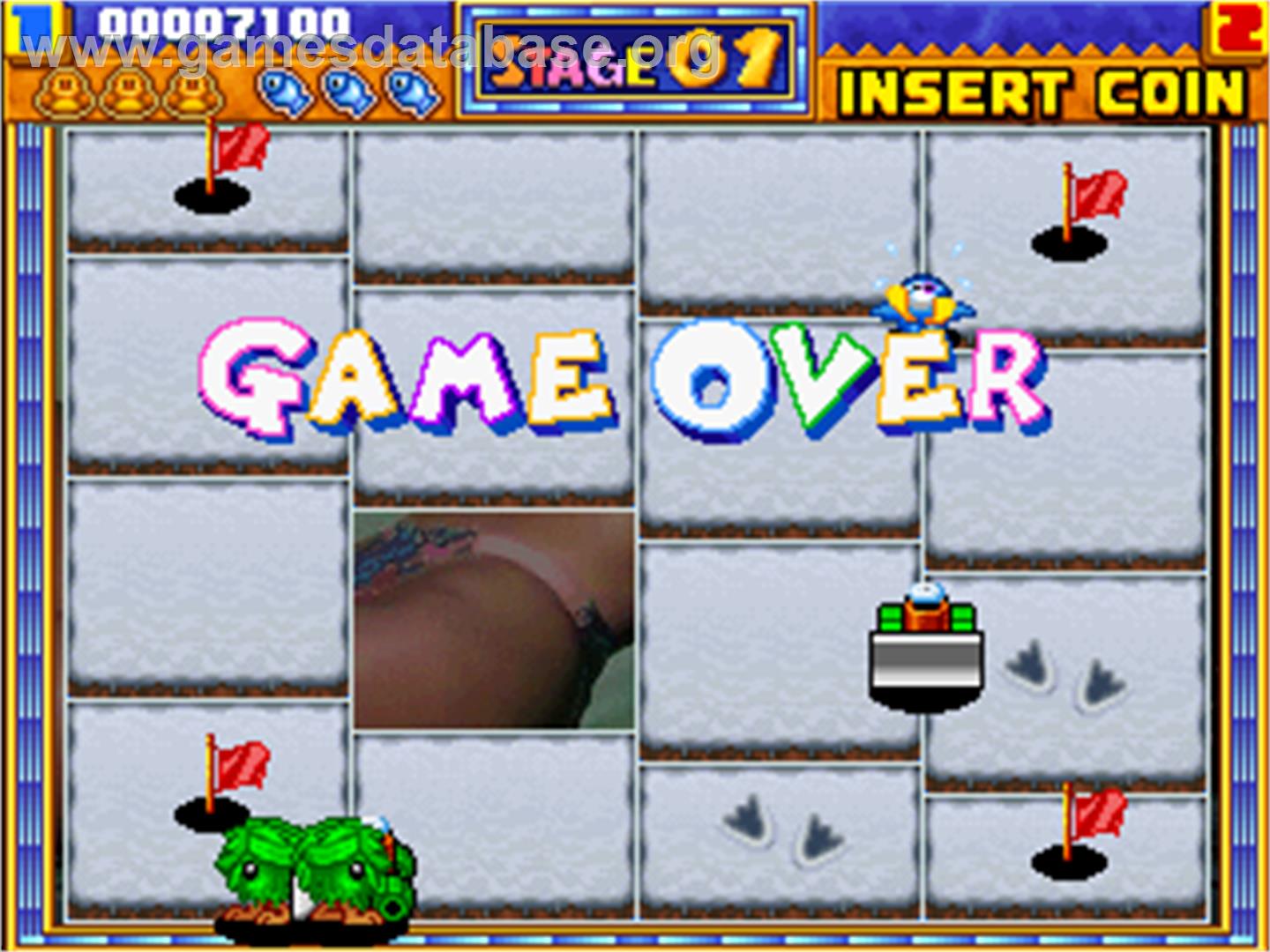 Wonder Stick - Arcade - Artwork - Game Over Screen