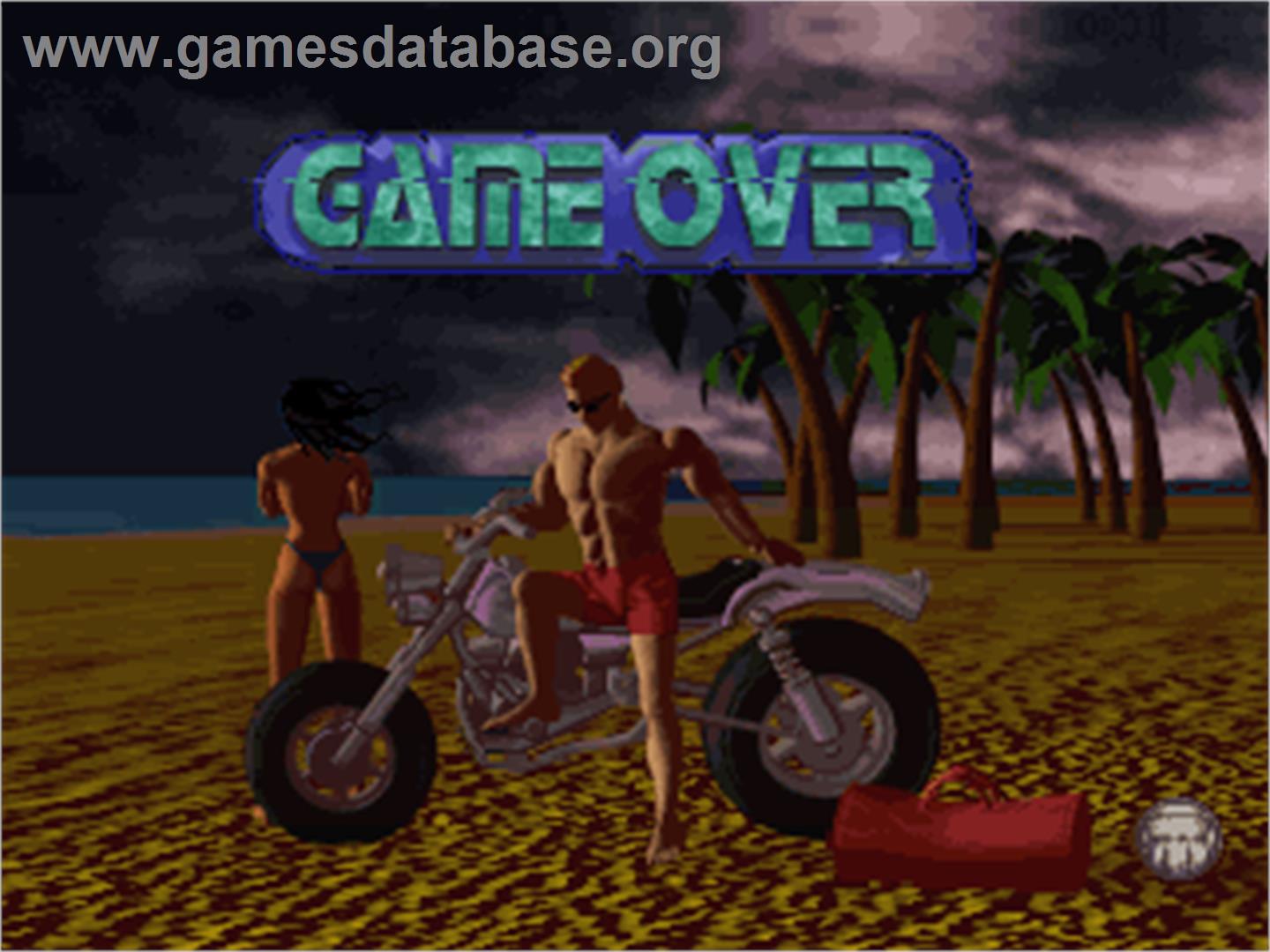 World Beach Volley - Arcade - Artwork - Game Over Screen