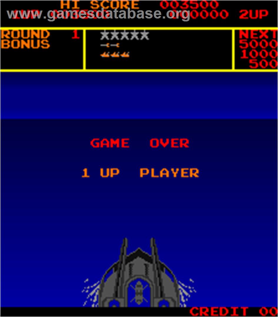 Yamato - Arcade - Artwork - Game Over Screen