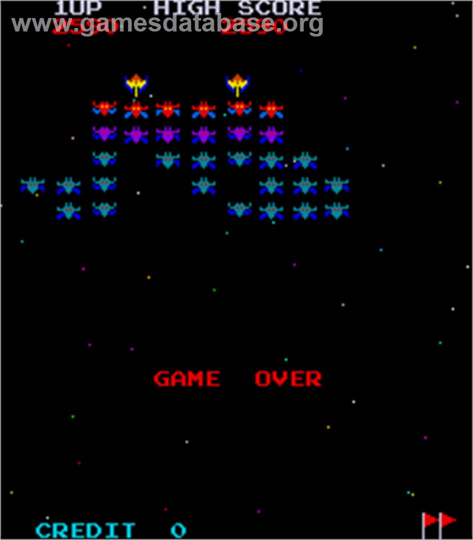 Zero Time - Arcade - Artwork - Game Over Screen