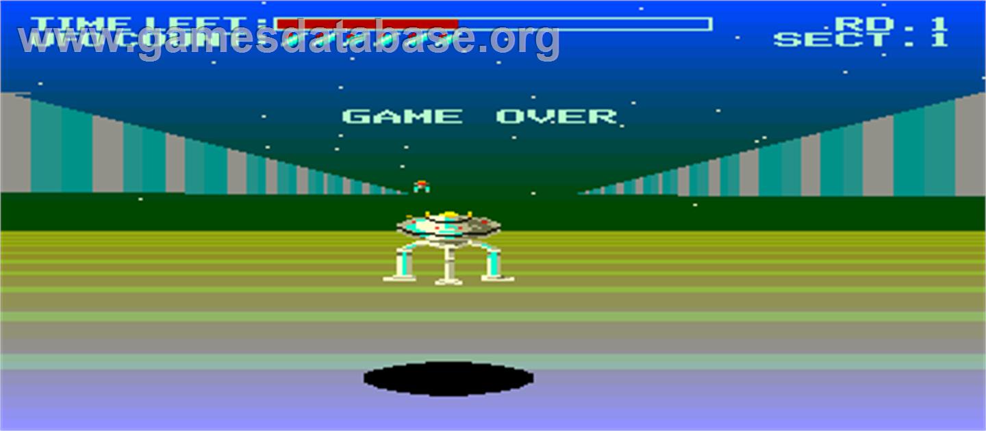 Zoom 909 - Arcade - Artwork - Game Over Screen