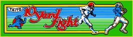 Arcade Cabinet Marquee for 10-Yard Fight.