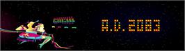 Arcade Cabinet Marquee for A. D. 2083.