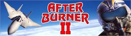 Arcade Cabinet Marquee for After Burner II.