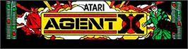 Arcade Cabinet Marquee for Agent X.