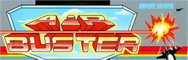 Arcade Cabinet Marquee for Air Buster: Trouble Specialty Raid Unit.