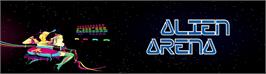Arcade Cabinet Marquee for Alien Arena.
