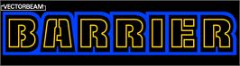 Arcade Cabinet Marquee for Barrier.