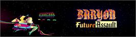 Arcade Cabinet Marquee for Baryon - Future Assault.