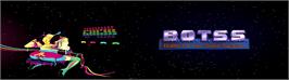 Arcade Cabinet Marquee for Battle of the Solar System.